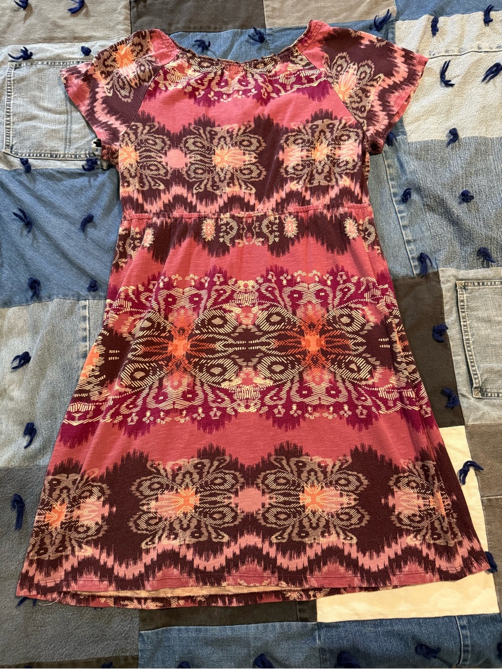 Women’s M Sonoma Pink Floral Print Midi Dress - Picture 4 of 4